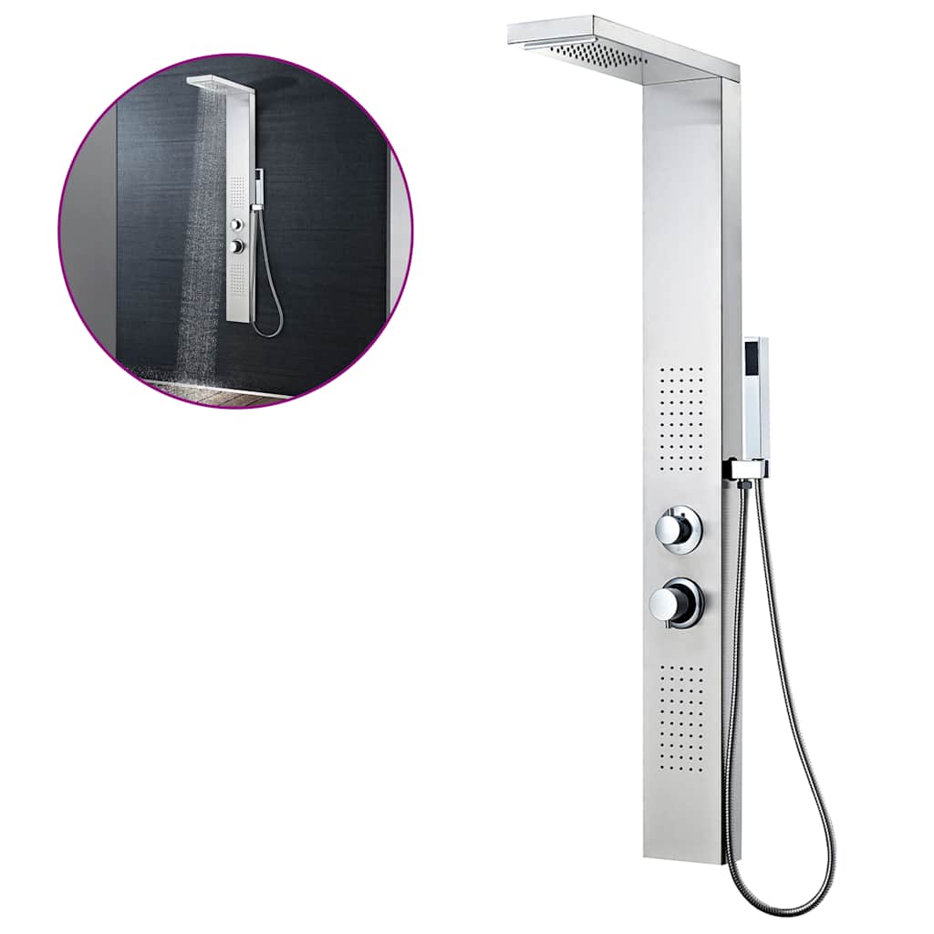 bruserpanelsystem i rustfrit stål firkantet