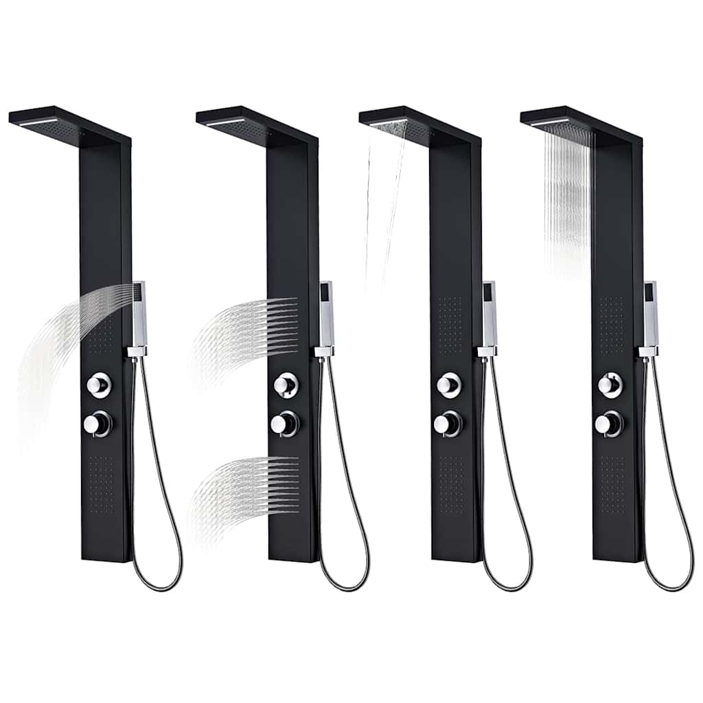 bruserpanelsystem aluminium mat sort