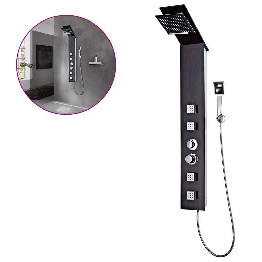 bruserpanelsystem glas brun