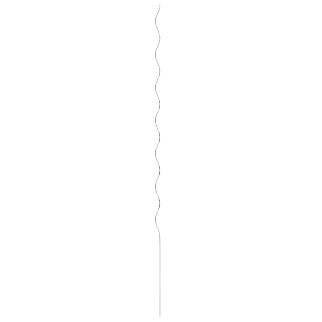 spiralformede plantestøtter 50 stk. 170 cm galvaniseret stål