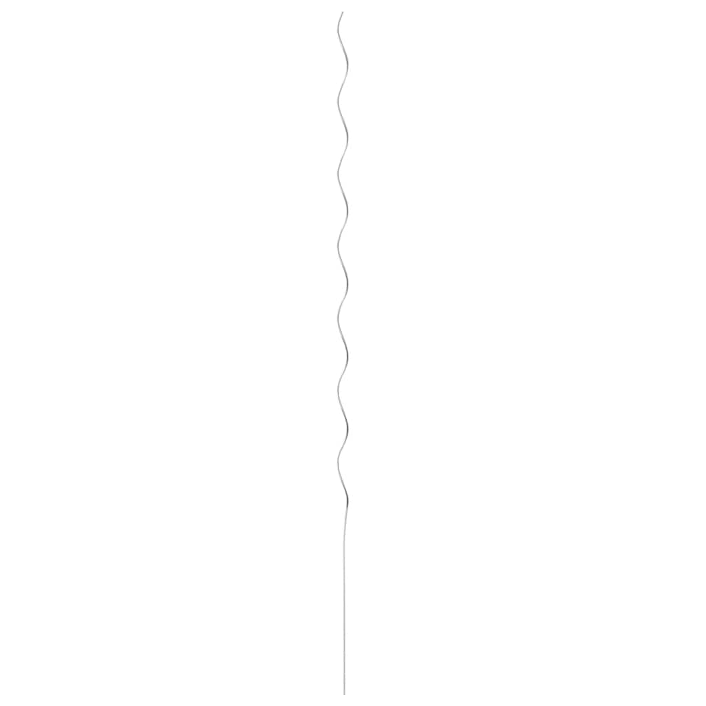 spiralformede plantestøtter 50 stk. 170 cm galvaniseret stål