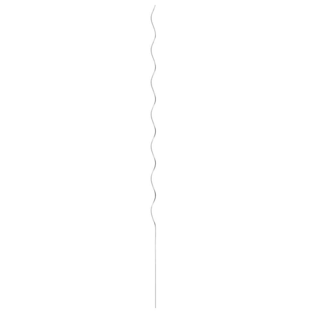 spiralformede plantestøtter 20 stk. 170 cm galvaniseret stål