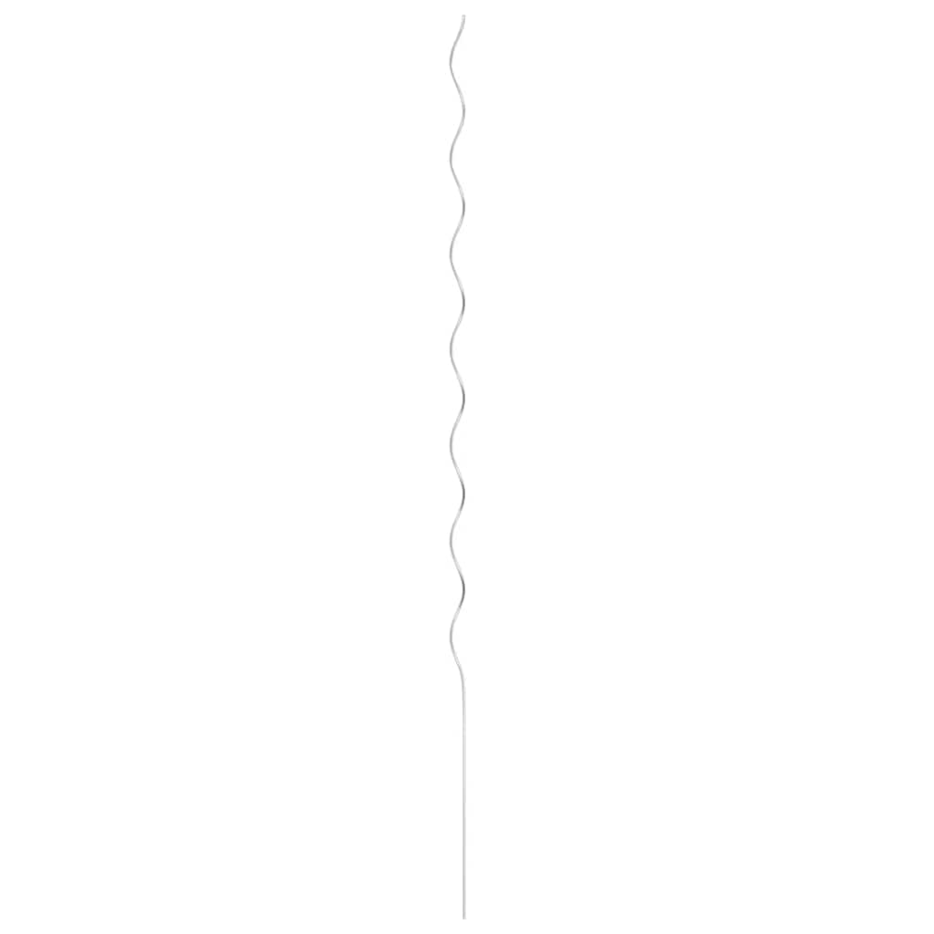 spiralformede plantestøtter 20 stk. 170 cm galvaniseret stål