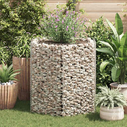 sekskantet gabion-højbed 100x90x100 cm