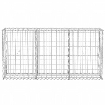 gabionkurv 200 x 30 x 100 cm galvaniseret stål