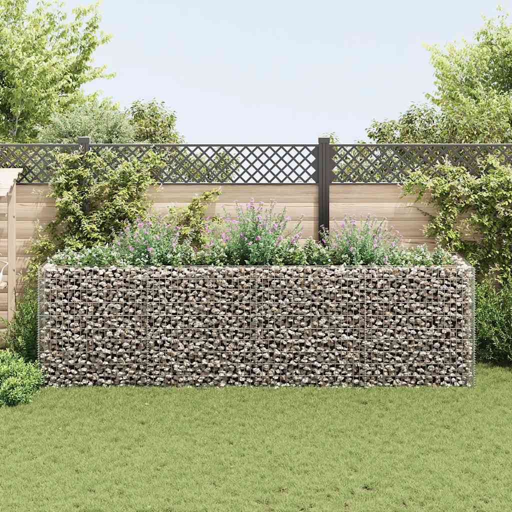 gabion-højbed 360x90x100 cm stål