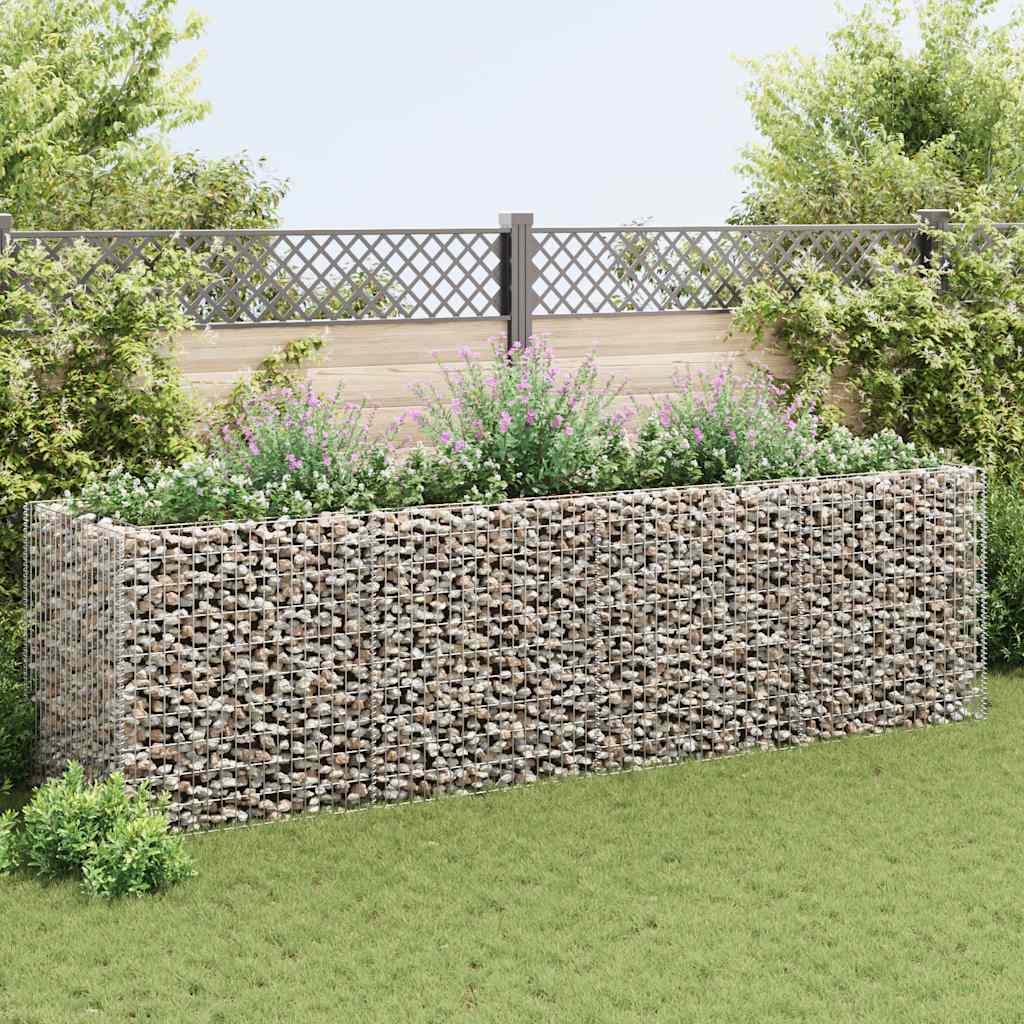 gabion-højbed 360x90x100 cm stål
