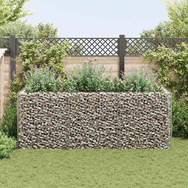 gabion-højbed 270x90x100 cm stål