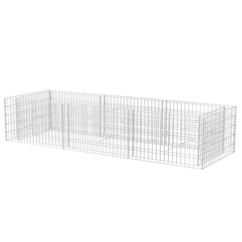 gabion-højbed 270x90x50 cm stål