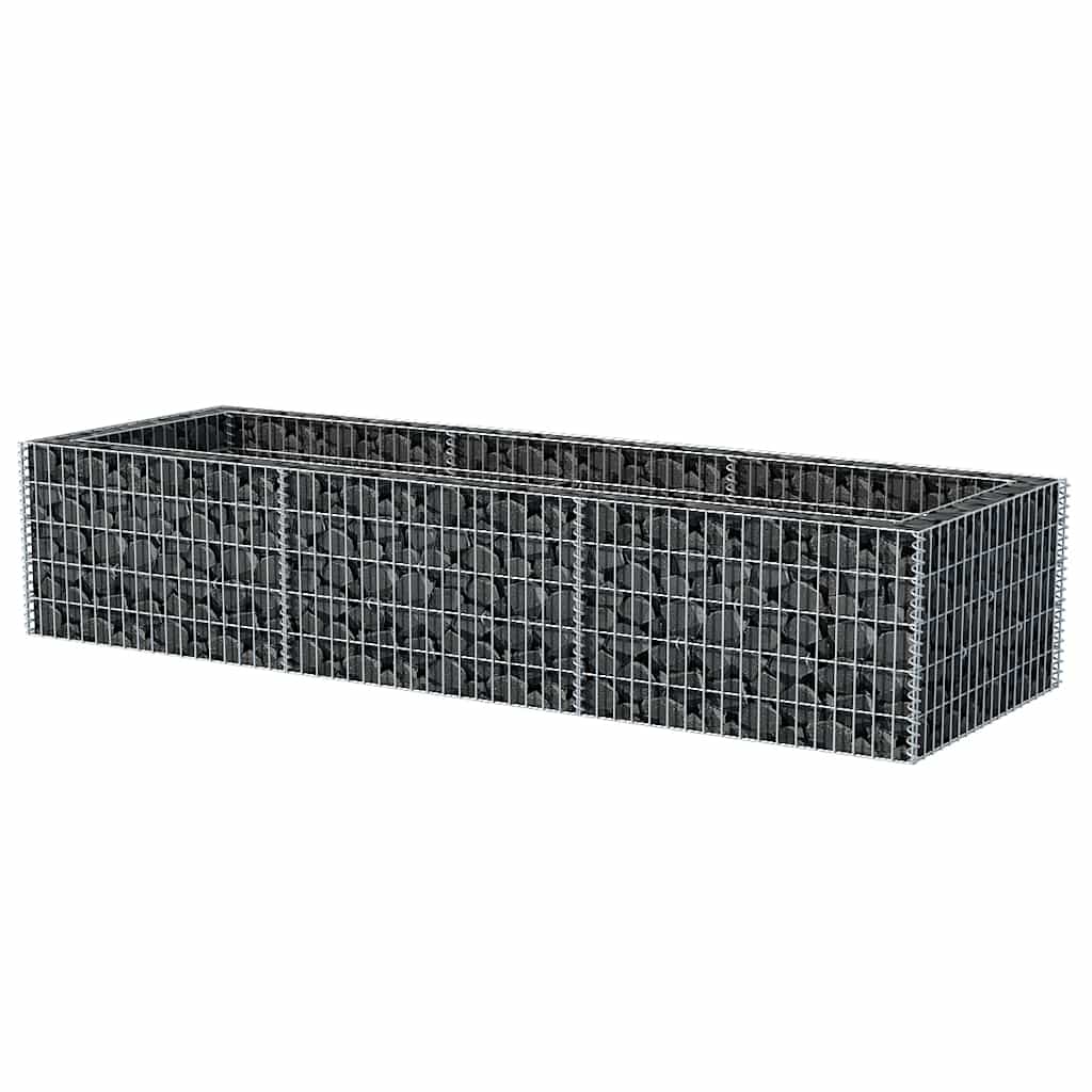 gabion-højbed 270x90x50 cm stål