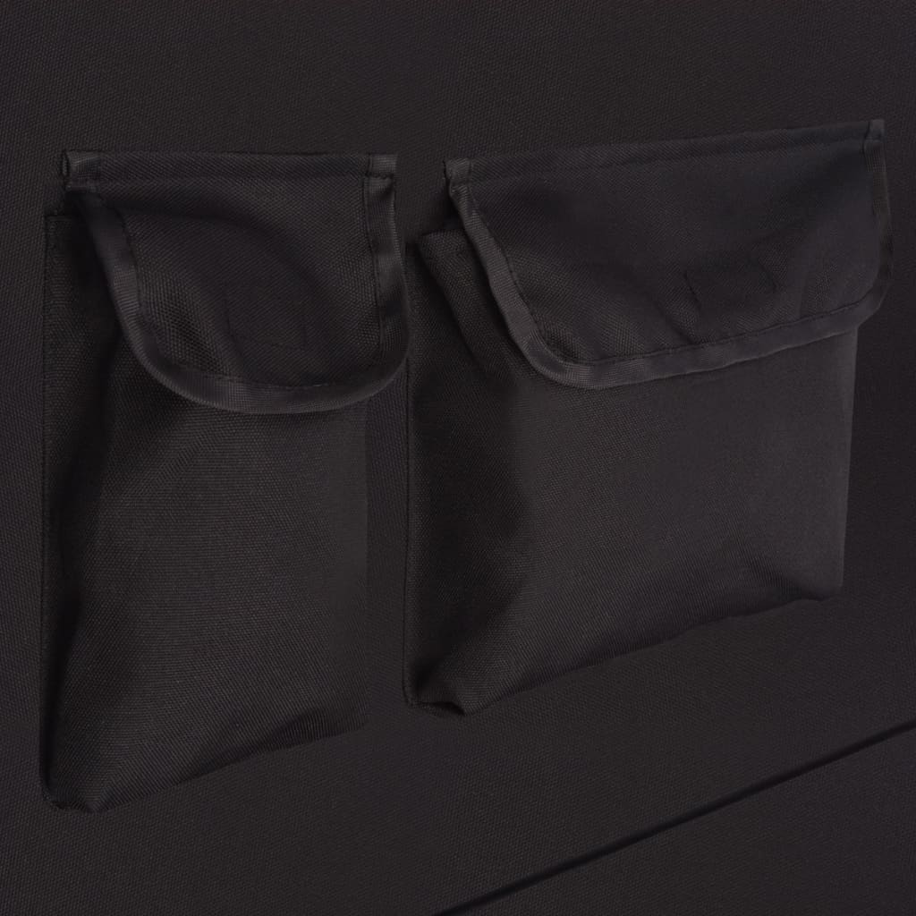 bagsædebetræk til kæledyr 148x142 cm sort