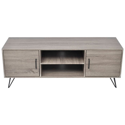 tv-bord 120x40x45 cm grå