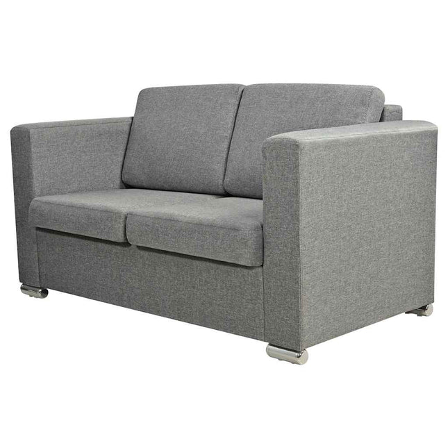 topersoners sofa i stof lysegrå