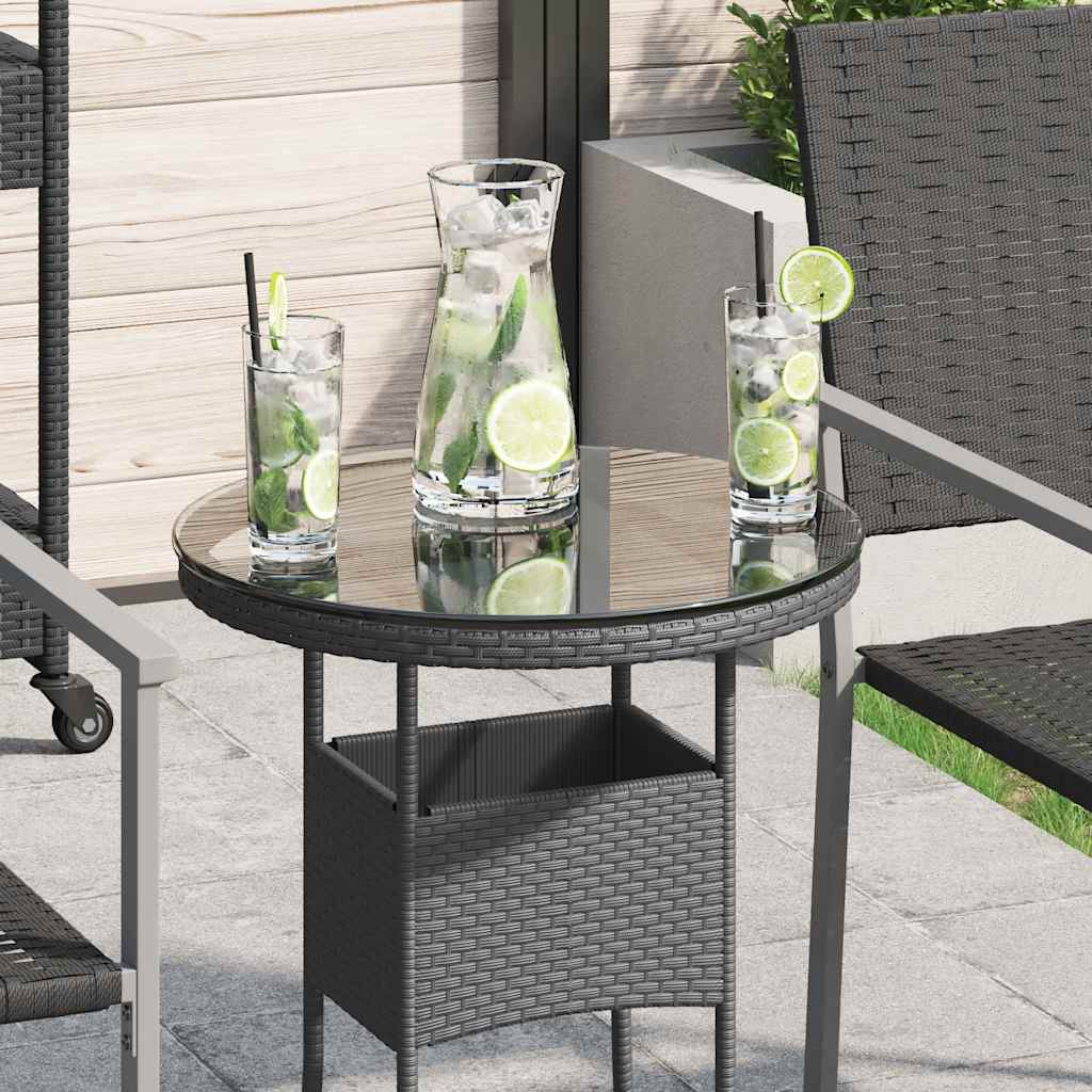 bordplade hærdet glas rund 400 mm billede