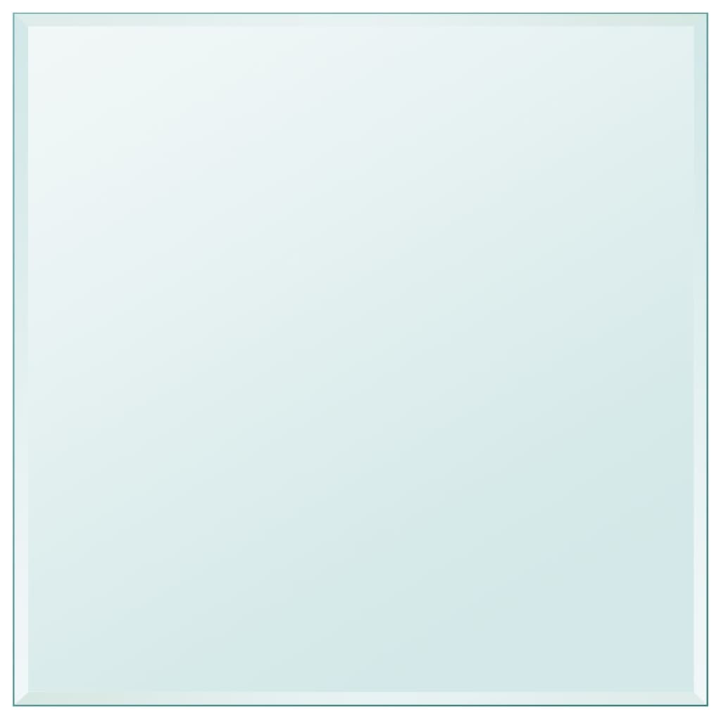 bordplade hærdet glas firkant 800 x 800 mm