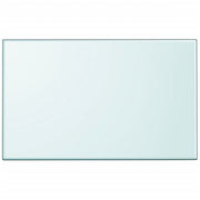 bordplade rektangulær 1000 x 620 mm hærdet glas