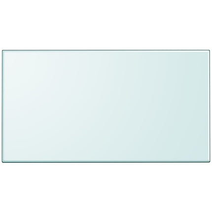 bordplade hærdet glas rektangel 1200 x 650 mm