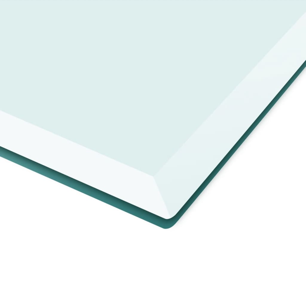 bordplade hærdet glas rektangel 1200 x 650 mm