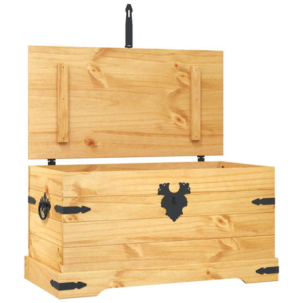 opbevaringskiste Corona-serien 91x49,5x47 cm mexicansk fyrretræ