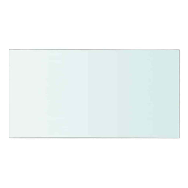 hylde glaspanel klar 30x15 cm