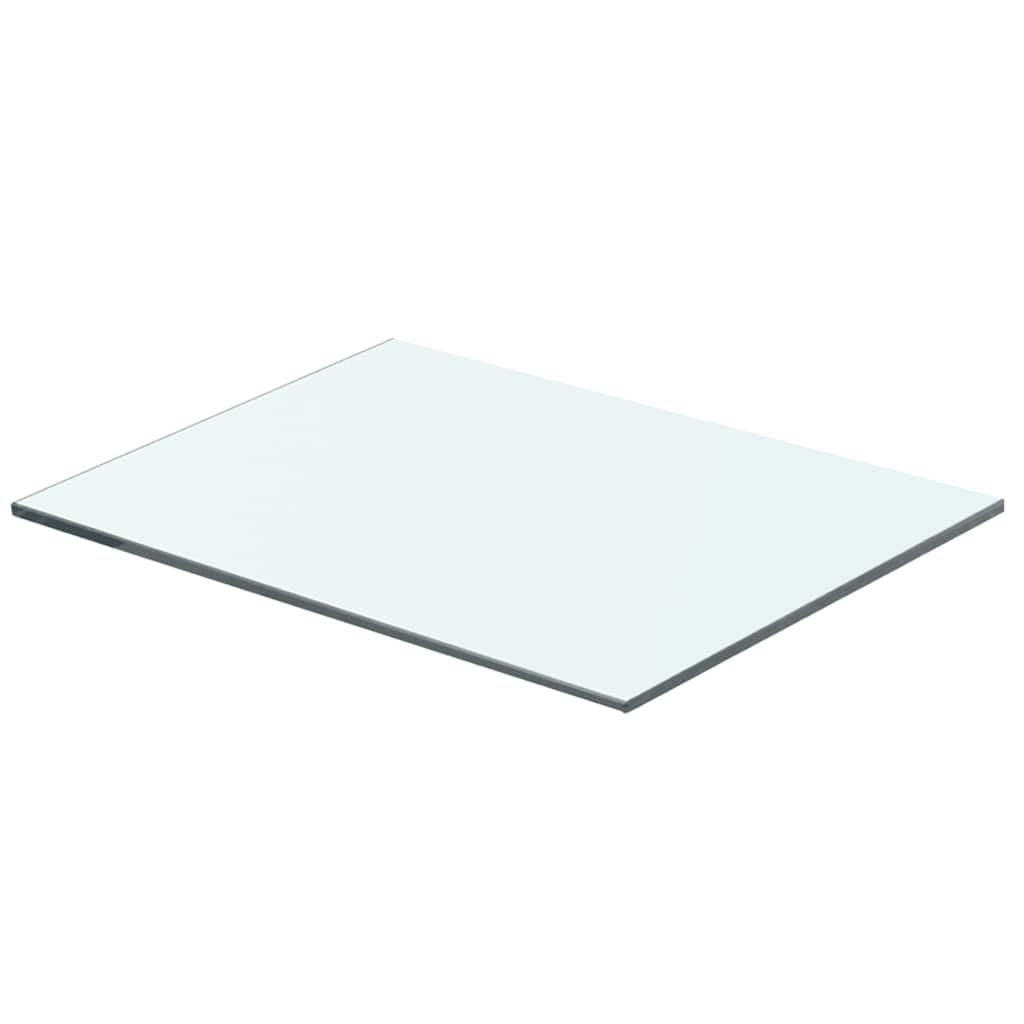 Hylde Glaspanel Klar 40x25 Cm - Vidaxl