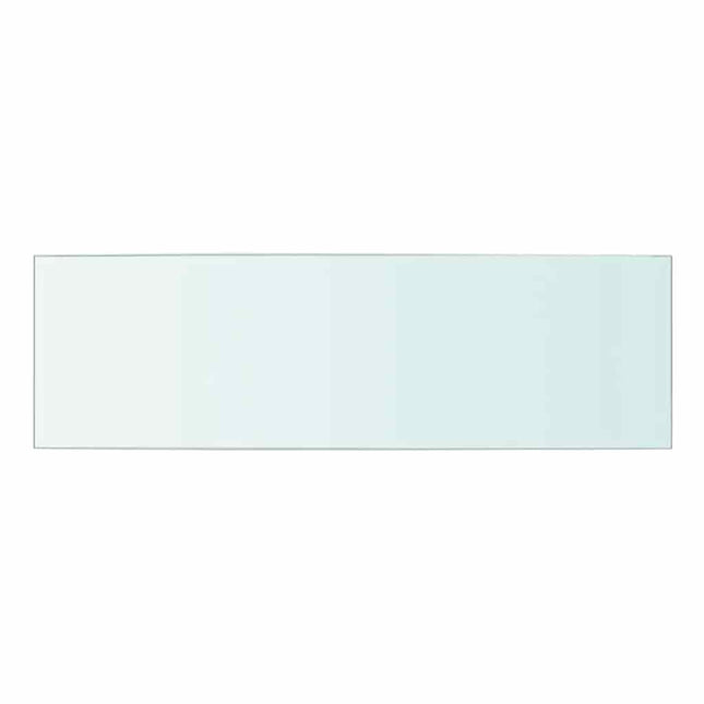 hylde glaspanel klar 50x15 cm