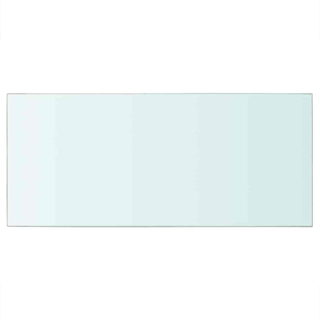 hylde glaspanel klar 50x25 cm