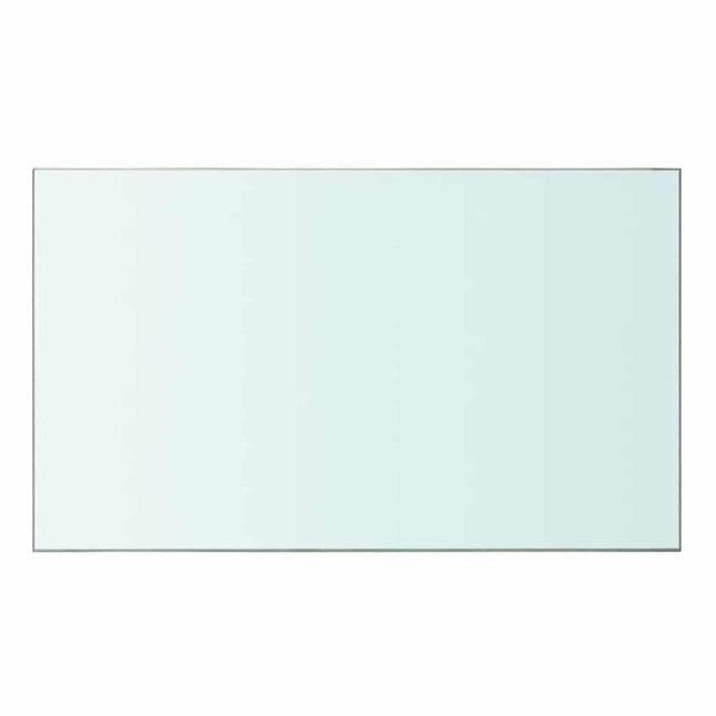 hylde glaspanel klar 50x30 cm