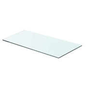 hylde glaspanel klar 60x25 cm