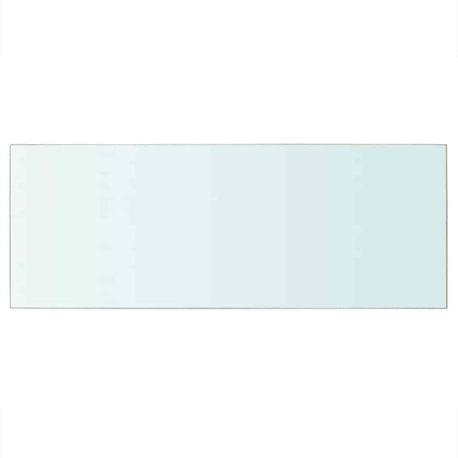 hylde glaspanel klar 60x25 cm