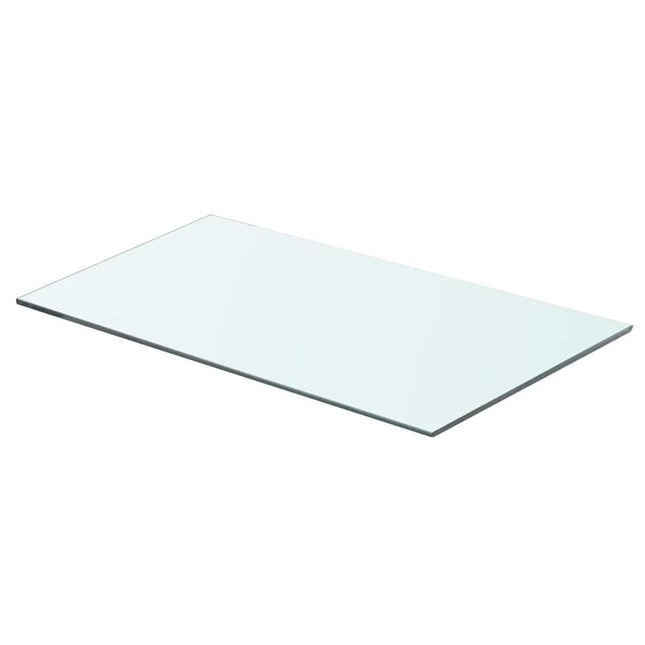hylde glaspanel klar 60x30 cm