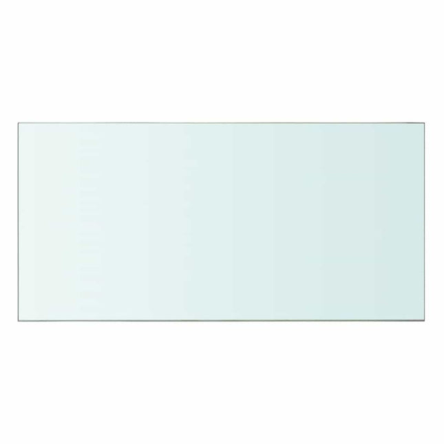 hylde glaspanel klar 60x30 cm