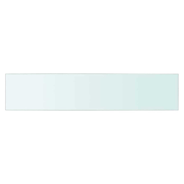 hylde glaspanel klar 70x15 cm