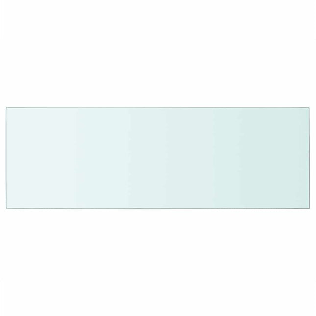 hylde glaspanel klar 70x25 cm