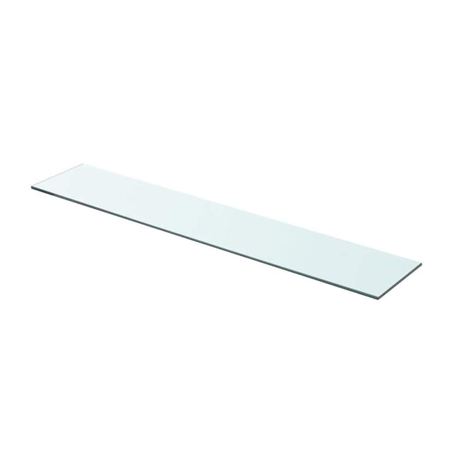 hylde glaspanel klar 80x15 cm