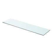 hylde glaspanel klar 80x20 cm