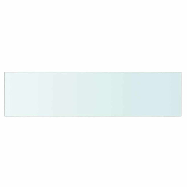 hylde glaspanel klar 80x20 cm