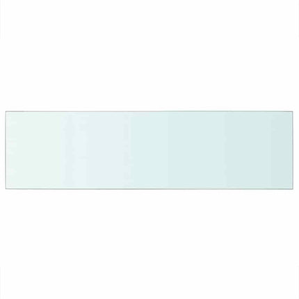 hylde glaspanel klar 90x25 cm