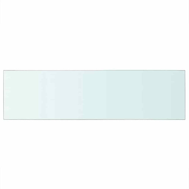hylde glaspanel klar 90x25 cm