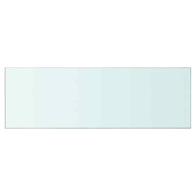 hylde glaspanel klar 90x30 cm