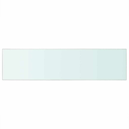 hylde glaspanel klar 100x25 cm