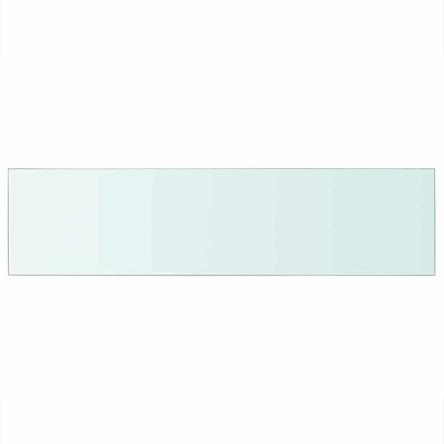 hylde glaspanel klar 100x25 cm