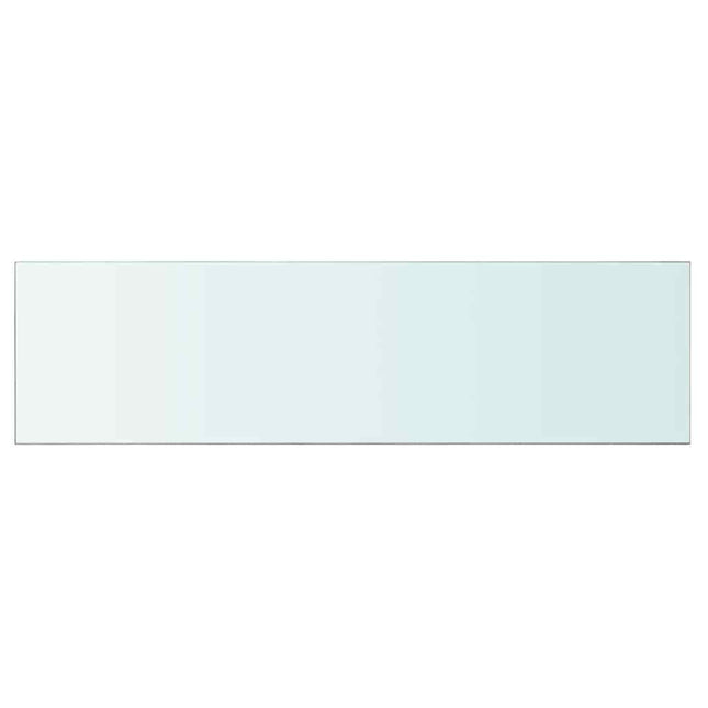 hylde glaspanel klar 110x30 cm