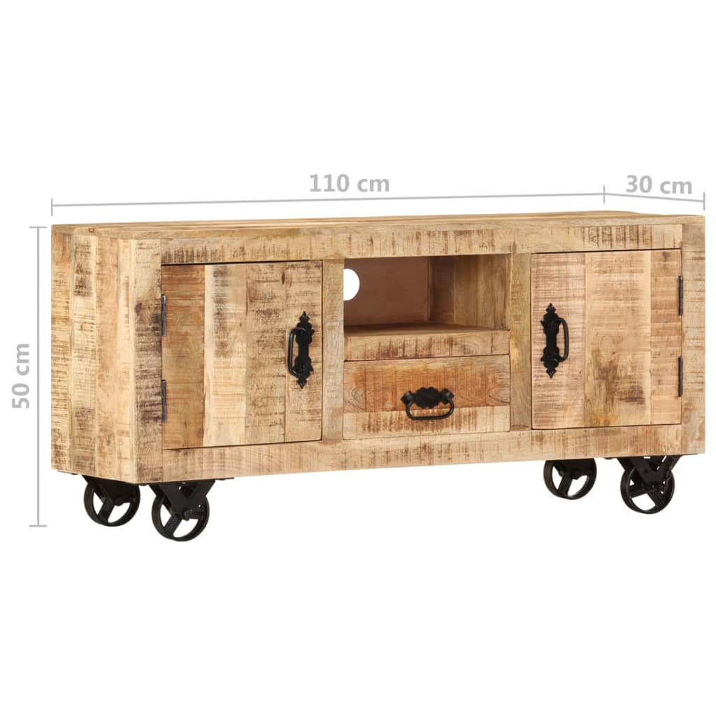 tv-skab 110x30x50 cm ru mangotræ
