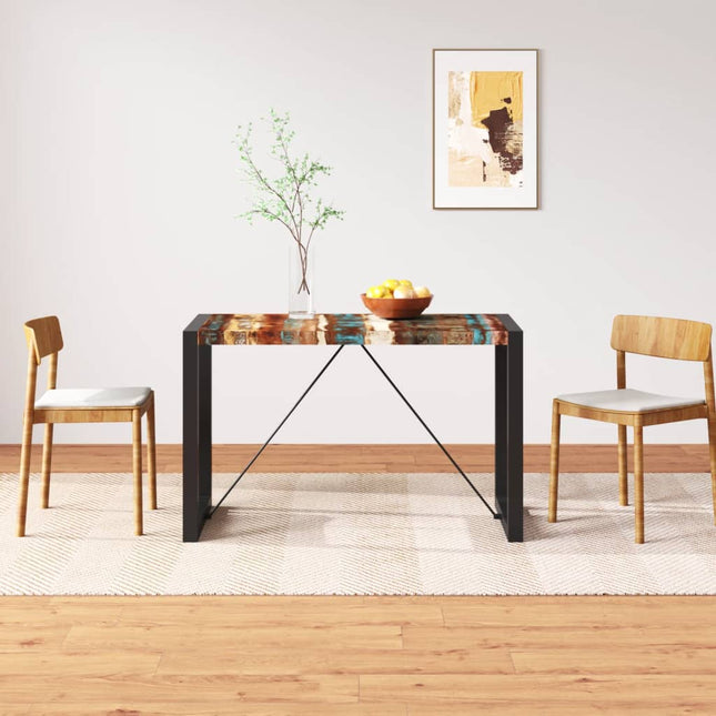 spisebord 120 cm massivt genbrugstræ