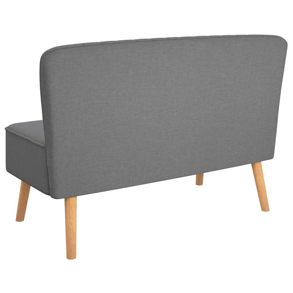 stofsofa 117x55,5x77 cm lysegrå