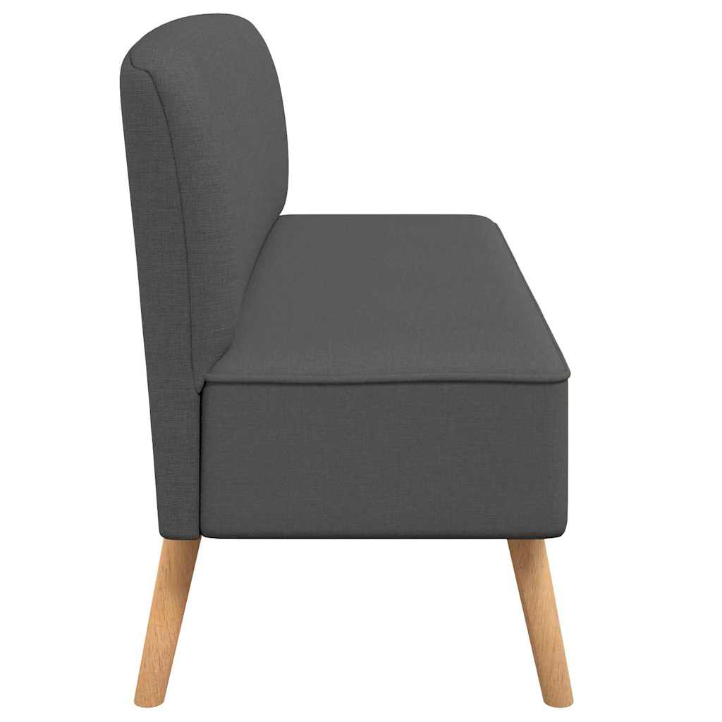 sofa i stof 117x55,5x77 cm mørkegrå