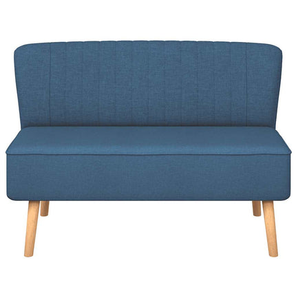 stofsofa 117 x 55,5 x 77 cm blå