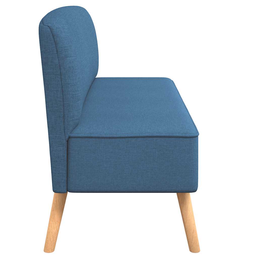 stofsofa 117 x 55,5 x 77 cm blå