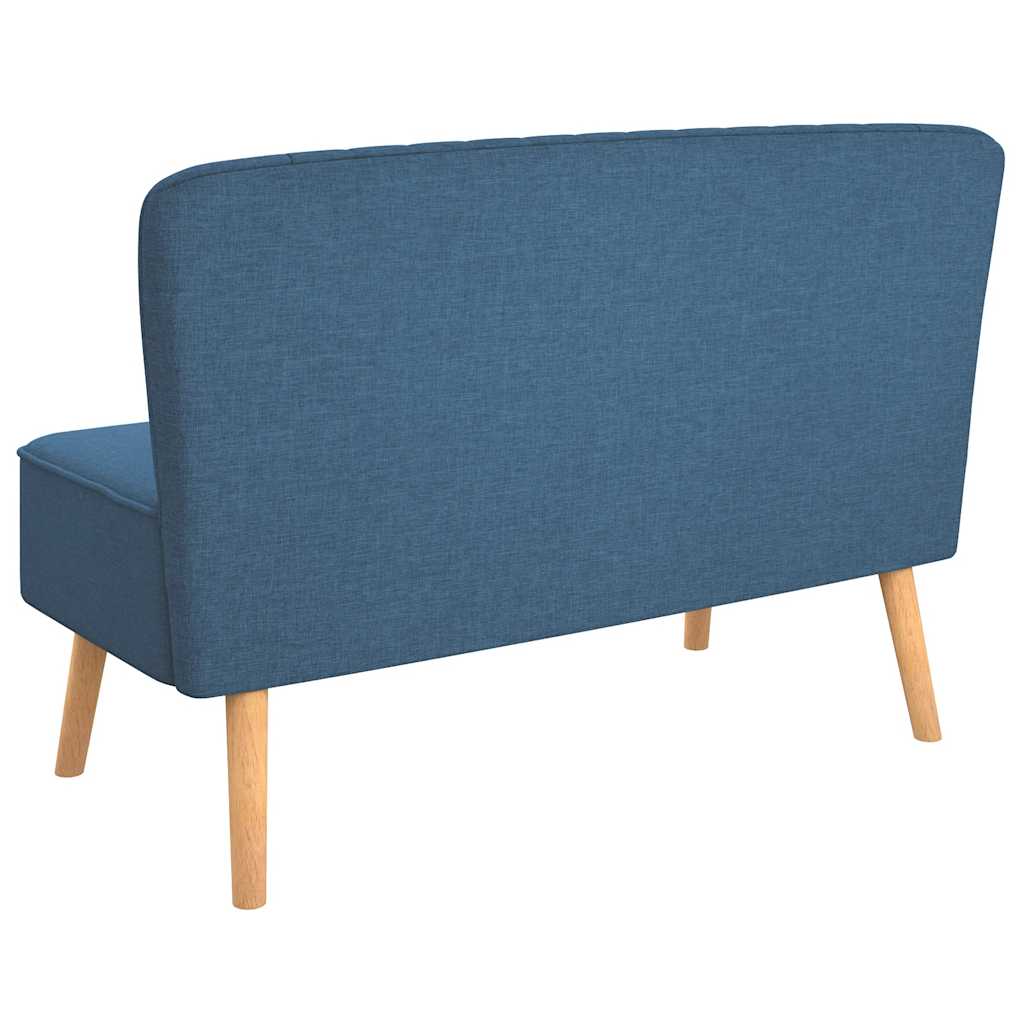 stofsofa 117 x 55,5 x 77 cm blå